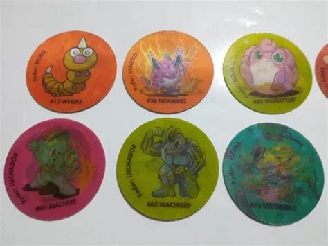 Cambia Tazos Pokémon X 10 Tm 2001 Nintendo Frito Lay en venta