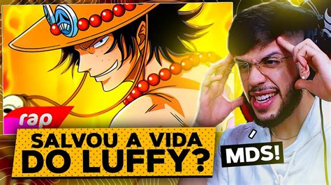 NÃO OTAKU REACT Rap do Ace One Piece PUNHOS DE FOGO NERD HITS