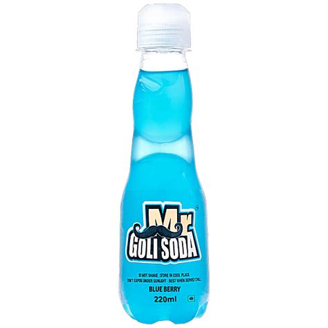 Buy Mr GOLISODA Blueberry Fizzy Soda Drink Refreshing Flavoured