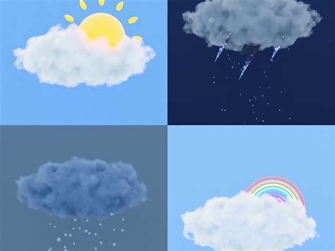 Weather Animations designs, themes, templates and downloadable graphic elements on Dribbble