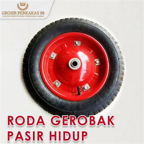 Jual Ban Arco Roda Gerobak Dorong Sorong Karet Hidup Pompa Pasir