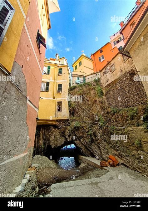 O Vernazza Fishing Village At Sunset Seascape In Cinque Terre National