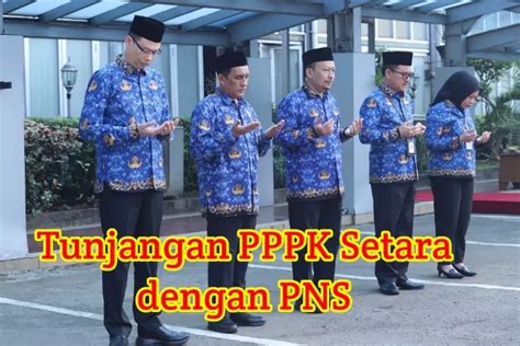 Setara Dengan PNS PPPK Juga Akan Terima 5 Tunjangan Ini Setiap Bulan