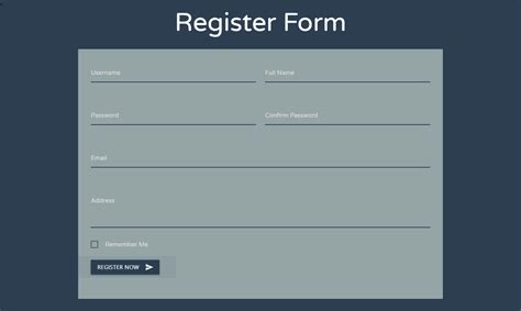 Registration Form In Materialize CSS Registration Form Css Grid Css