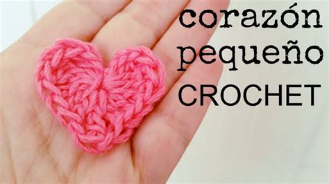 Cómo hacer un CORAZÓN Pequeño a Crochet Paso a Paso