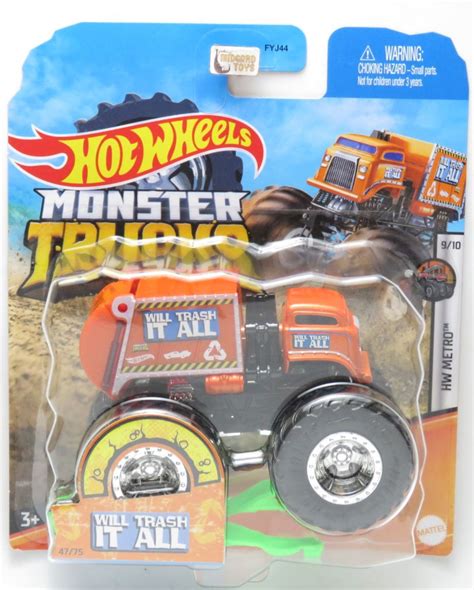 Monster Trucks Will Trash It All Caminh O De Lixo Hot Wheels Parcelamento Sem Juros