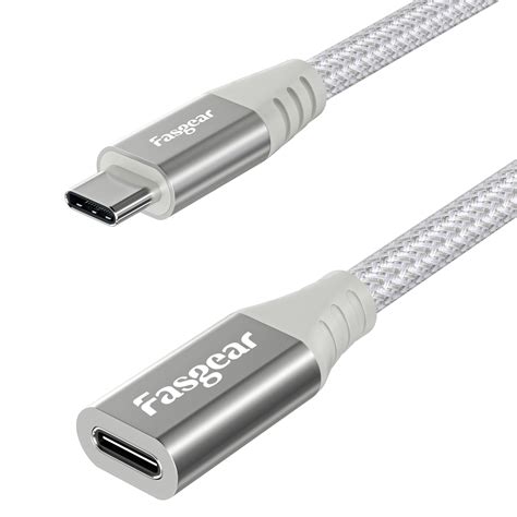 Fasgear Usb C Extension Cable For Magsafe Charger Ft M Type C