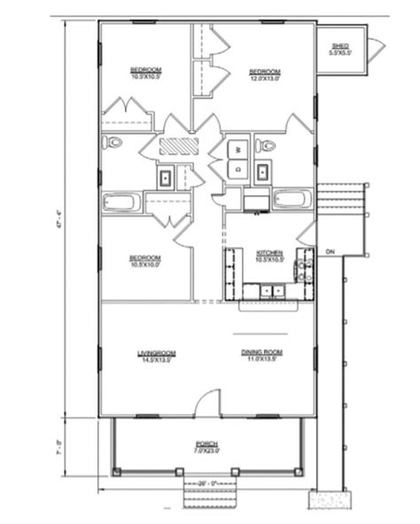 Haywood II | Base Design Plans | ReBuild NC