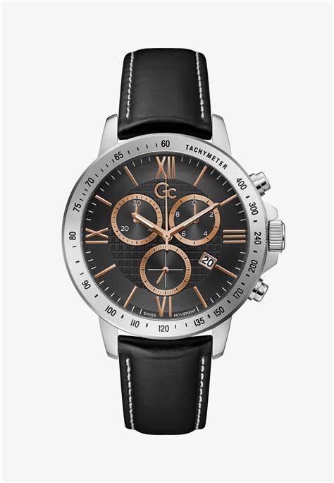 Gc Watches GC PRIMETIME - Chronograph watch - Black/black - Zalando