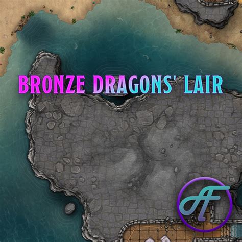 Bronze Dragons Lair Dynamic Battle Map Roll20 Marketplace Digital Goods For Online Tabletop