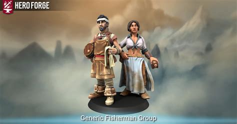 Generic Fisherman Group Made With Hero Forge