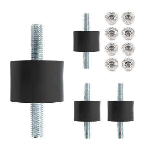 Bonsicoky Pcs M Rubber Studs Shock Absorber Anti Vibration Isolator