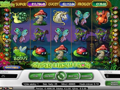 Automat Super Lucky Frog Online Zdarma Hraj Automat Zdarma