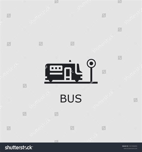 Professional Vector Bus Icon Bus Symbol Stock Vector Royalty Free