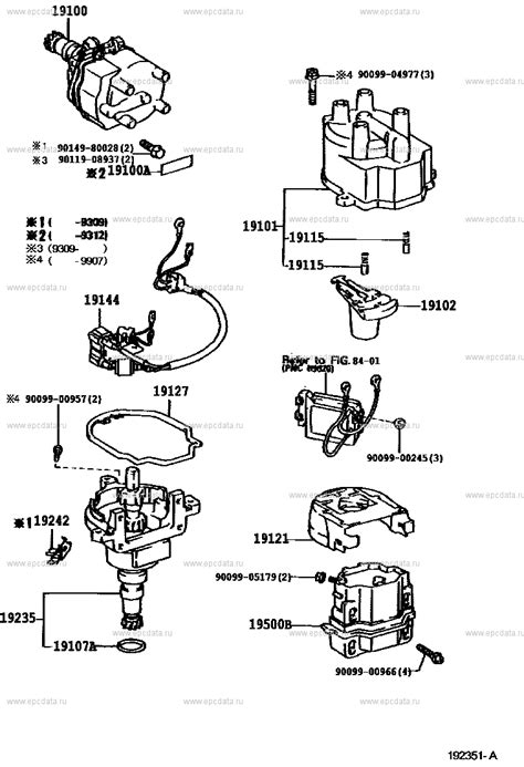 Distributor For Toyota Hiace H100 4 Generation 3 Restyling 07 1999 07 2004 Toyota Car And