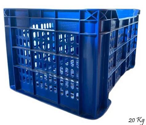 Blue Vegetable Virgin Hdpe Crate At Rs Piece Ahmedabad Id