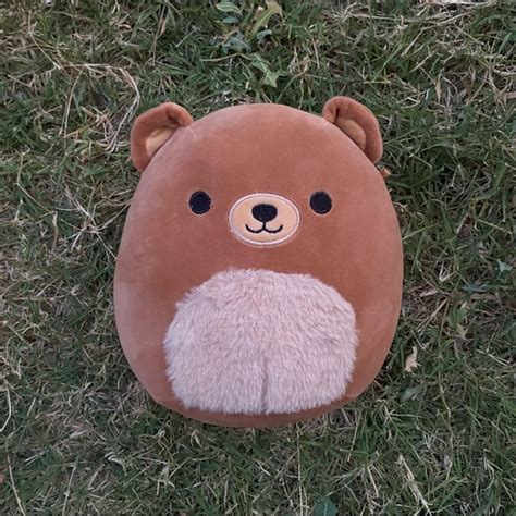 Squishmallows Other Omar The Bear Squishmallow Inch Brown Fuzzy