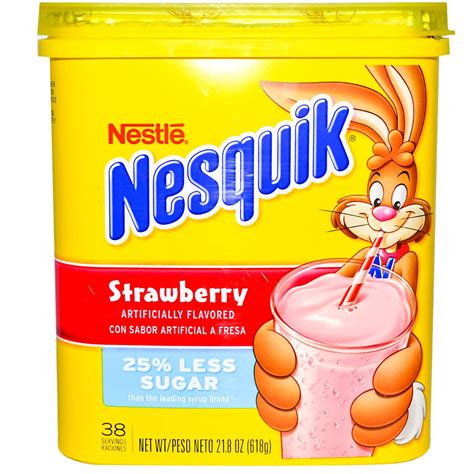 Nesquik Nestle Strawberry 218 Oz 618 G Discontinued Item