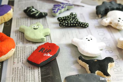 Halloween Salt Dough Ornaments - The Craft Train