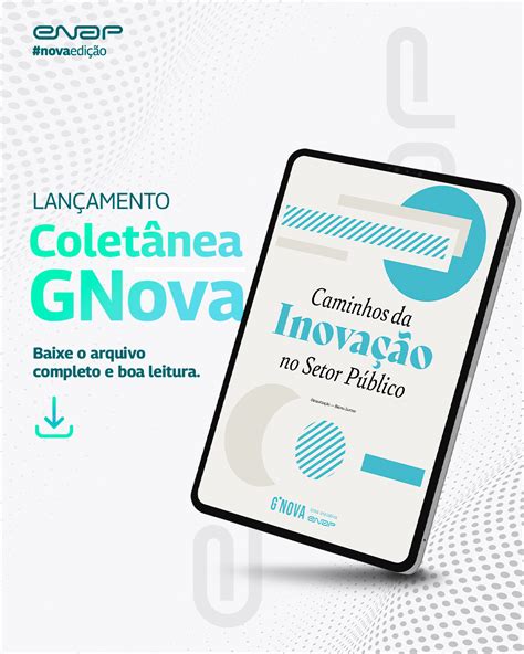 Enap lança coletânea de artigos Caminhos da Inovação no Setor Público