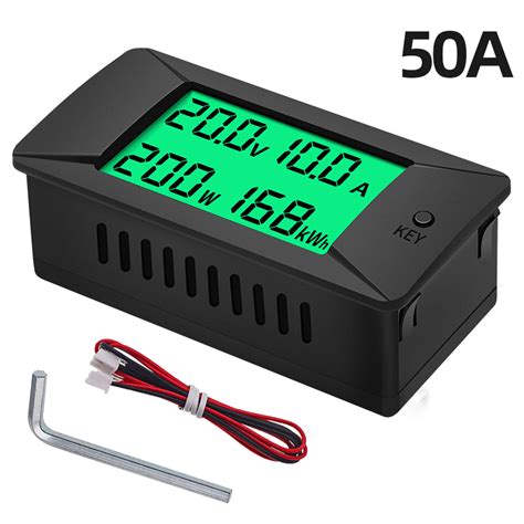 Pzem 025 50A DC Battery Bidirection Ammeter Voltmeter Power Energy