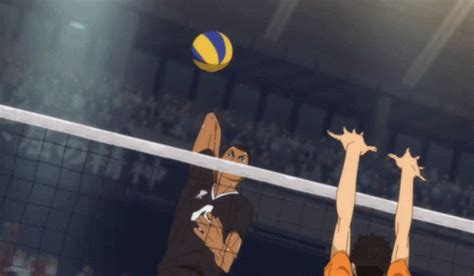 Ojiro Aran Aran Spiking A Ball To Your Face Hfkdsjfs GIF - Ojiro Aran ...