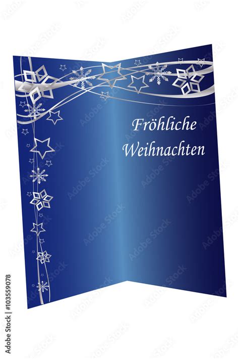 Klappkarte Weihnachten Stock Illustration Adobe Stock