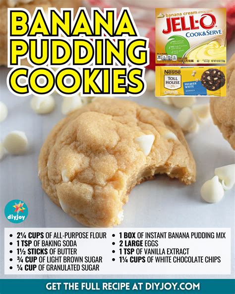 Easy Banana Pudding Cookies Recipe