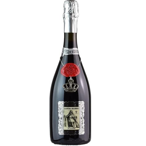 Emilia Lambrusco Rosso Frizzante IGT Re Riccardo Platinum Bassoli