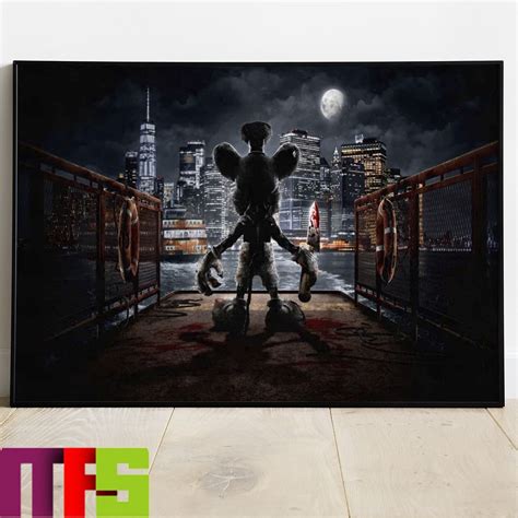 First Look At Steamboat Willie Mickey Mouse Horror Movie Home Decor