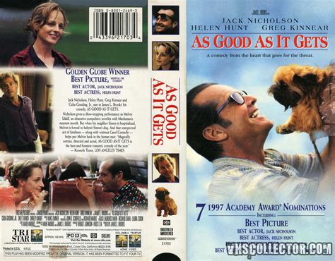 As Good As It Gets VHSCollector