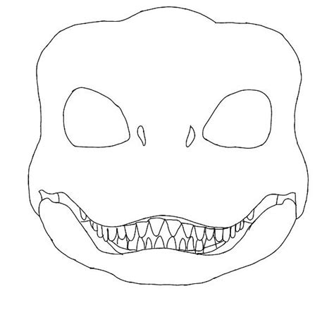 Dino Mask Base Furry Drawing Dragon Puppet Mask