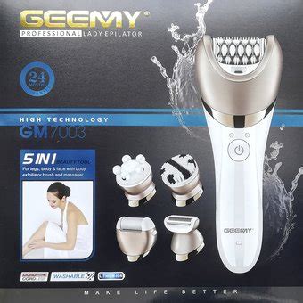 5 In 1 Electric Epilator For Bikini Face Legs And Hands Massager GM