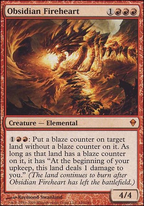 Raging Elementalomnath Elemental Tribal Edh Commander Edh Mtg Deck