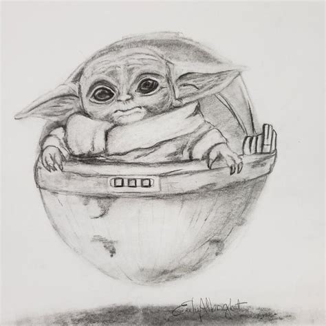 Artwithalbright Drawings For Sale In Yoda Drawing Drawings