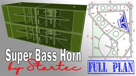 Super Bass Horn By Startec Modified Sbh15 Folded Horn Youtube