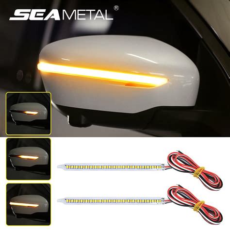 Cheap Seametal Sequential Rear Mirror Turn Signal Lights Universal