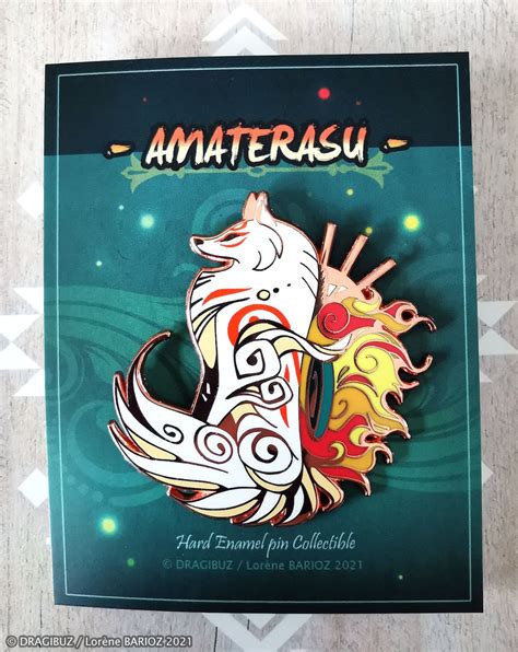 Amaterasu Hard Enamel Pin Etsy