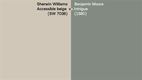 Sherwin Williams Accessible Beige Sw Vs Benjamin Moore Intrigue