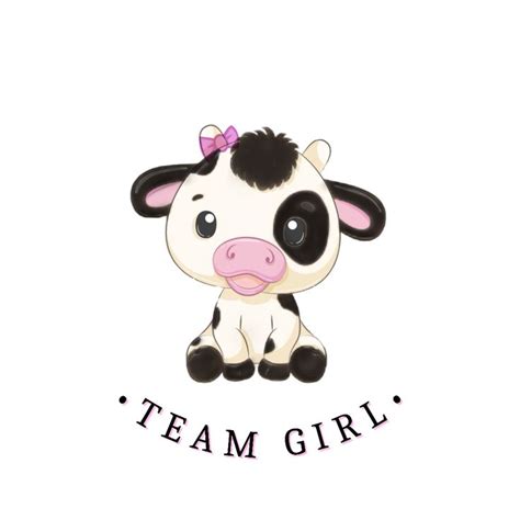 Cow Bull Gender Real Bee Themed Gender Reveal Baby Gender Reveal