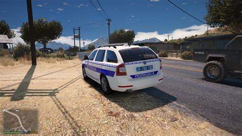 Skoda Octavia Vrs Policija Srbije Serbian Police Livery Els Non Els