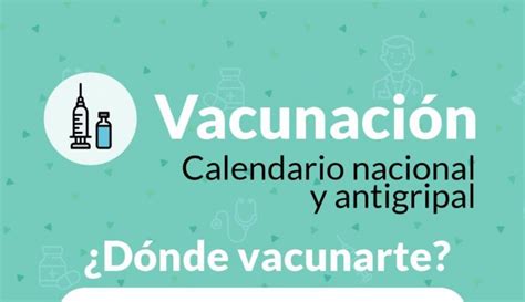 Vacunacion Calendario Nacional Y Antigripal Municipalidad De Rauch