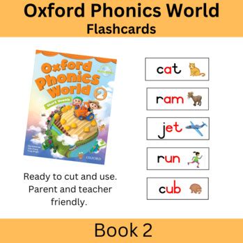 Oxford Phonics World Book 2 (FLASHCARDS) by Shop with Teacher C | TPT