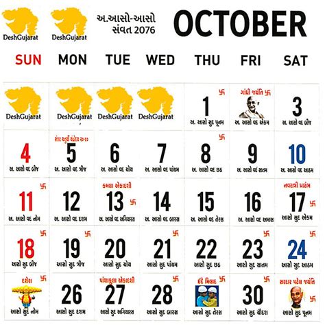 2025 Calendar Gujarati Full List Of Free Printable Print March 2025