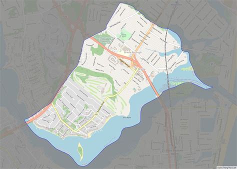 Map of Brielle borough