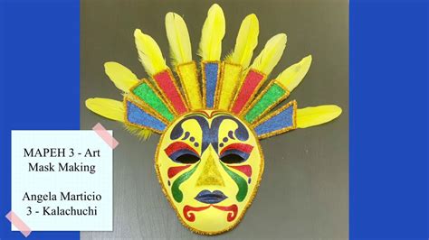 Masskara Festival Mask Simple Design