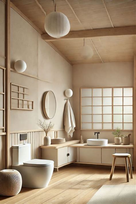 Japandi Bathroom Decor Design Ideas For Calming Functional Living