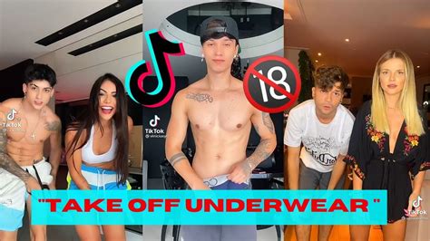 Take Off Underwear Challenge Tiktok Compilation Youtube