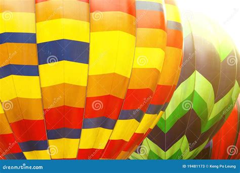 Hot Air Balloon And Sunny Day Stock Image Image Of Flight Drift