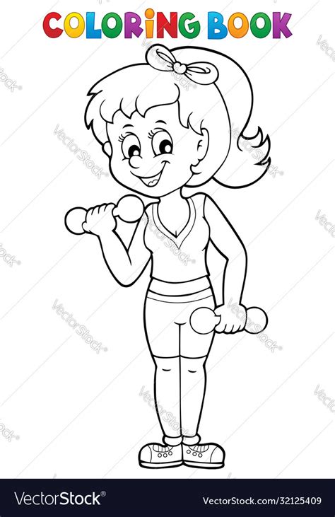 Fitness Coloring Pages